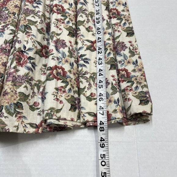 Vintage‎ Jessica McClintock  Gunne Sax Tea Dress Womens 7/8 Cottagecore Prairie - Picture 3 of 8